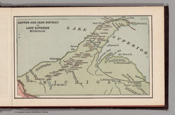 Copper and Iron District of Lake Superior Michigan