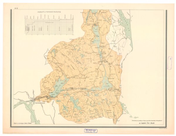 Spesielle kart 104-4: Kart over Fredrikshaldsvassdraget med Mangenvassdraget