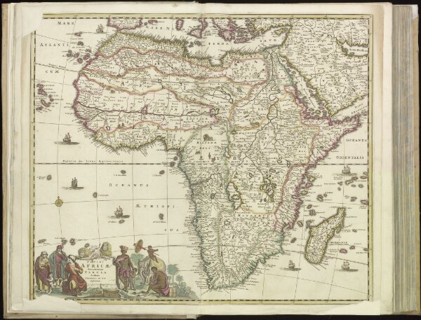 [3][3]Totius Africae accuratissima tabula, uit: Atlas sive Descriptio terrarum orbis