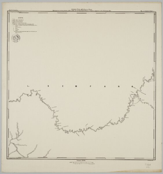 Blad IX Soekadana, blad c, uit: Residentie Wester-Afdeeling van Borneo : weg- en rivierkaart / Topographisch Bureau