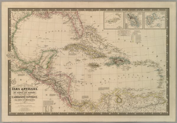 Iles Antilles, Des Iles et Bancs De Bahama, Des Etats-Unis de L'Amerique-Centrale, de la Mer Du Mexique