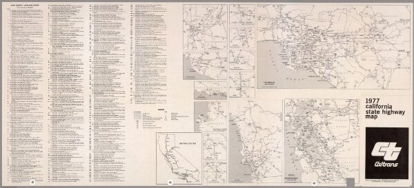 (Verso) State Highway Map, 1977.