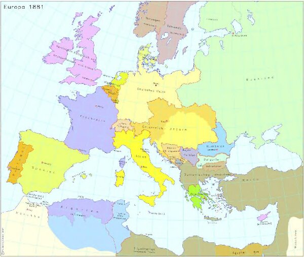 Europa 1881