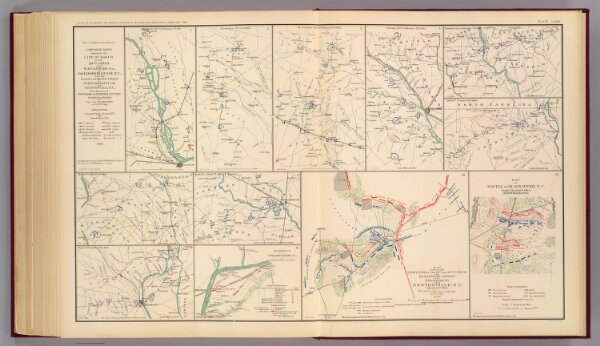 Savannah-Goldsborough campaign maps.
