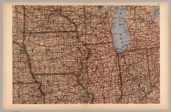 (Map 7 - Iowa, Indiana, Illinois, Michigan, Wisconsin, Minnesota, Missouri).