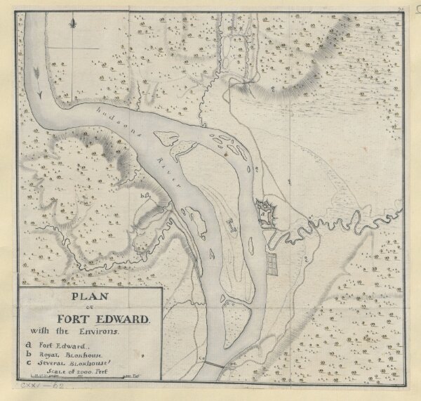 PLAN OF FORT EDWARD with the Environs.
