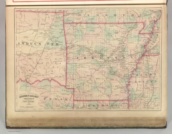 Arkansas and portion of Indian Territory.
