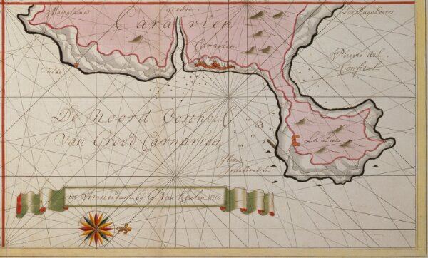 De Noord Oosthoek van Grood Carnarien 1710