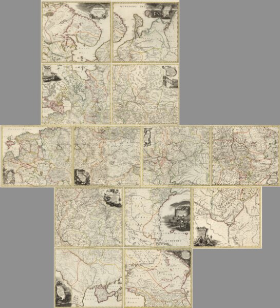 Composite: Sheets 1-13 (Atlas Russcicus) Russischer Atlas