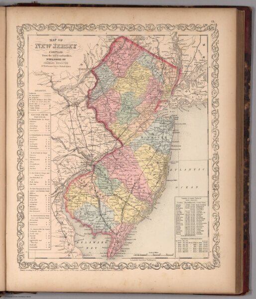 Map of New Jersey : Published by Charles Desilver. 13