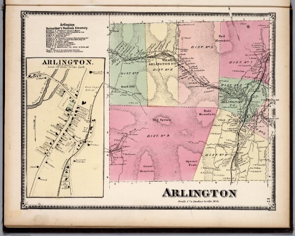 Arlington, Bennington County, Vermont.  Arlington.