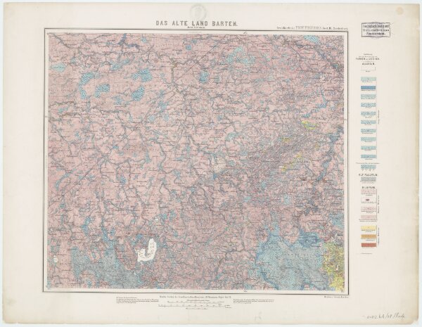 Sect. 16. Nordenburg (Das alte Land Barten), uit: Geologische Karte der Provinz Preussen