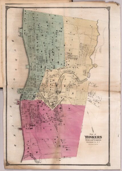 Plan of Yonkers, Town of Yonkers, Westchester County, New York.