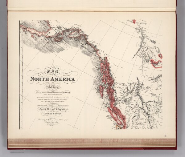 Facsimile:  Faden's Map North America (portion).
