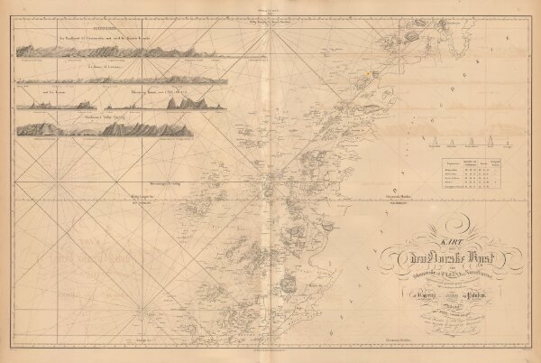 Museumskart 217-12: Kart over den Norske Kyst fra Dønnæsøe til Fleina og Sandhornet