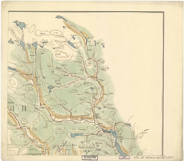 Spesielle kart 58-1: Kart over Drammenselvens Flødningsdistrikt