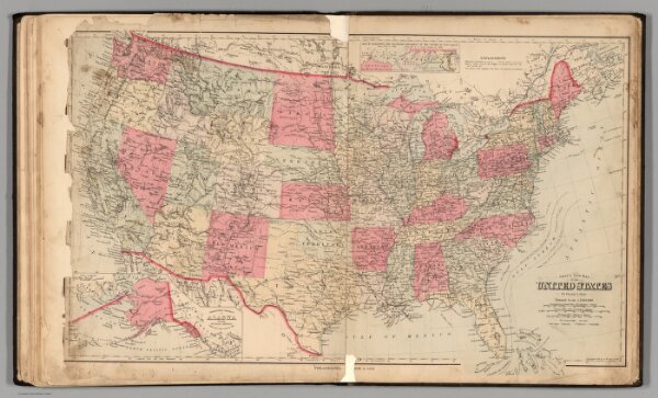 Gray's New Map of the United States.