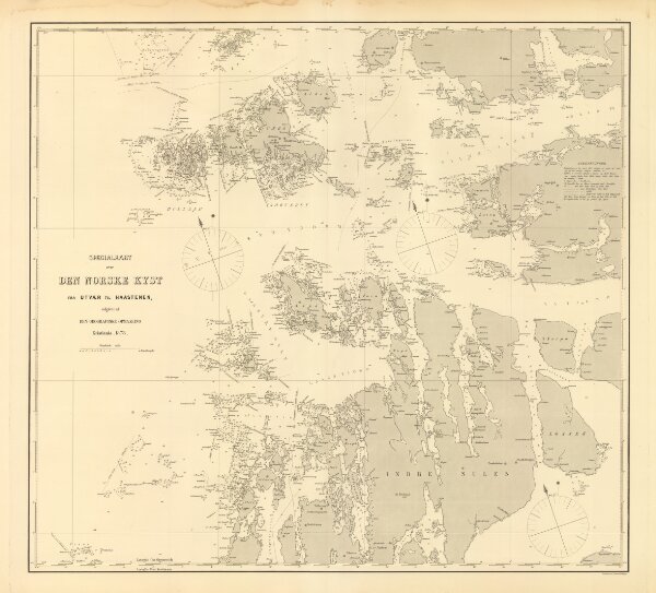 Museumskart 217-64: Specialkart over Den Norske Kyst fra Utvær til Haastenen