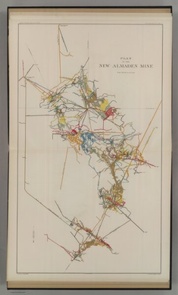 Plan of the New Almaden Mine.