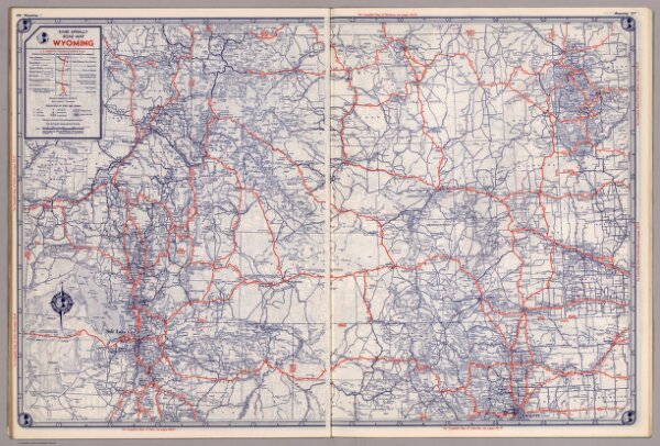 Rand McNally Road map: Wyoming