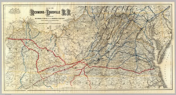 Map Richmond and Louisville R.R.