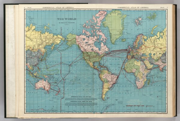 World on Mercator's Projection.