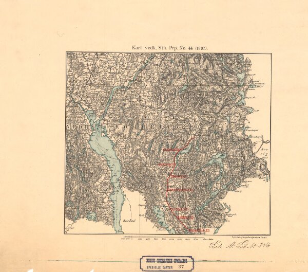 Spesielle kart 37: Oversigtskart over Urskog-Hølands-Banen