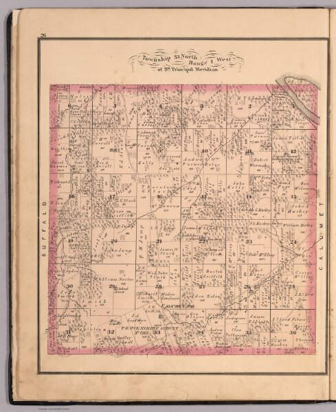 Township 53 North, Range 1 West. of 3rd Principal Meridian, Pike County, Missouri.