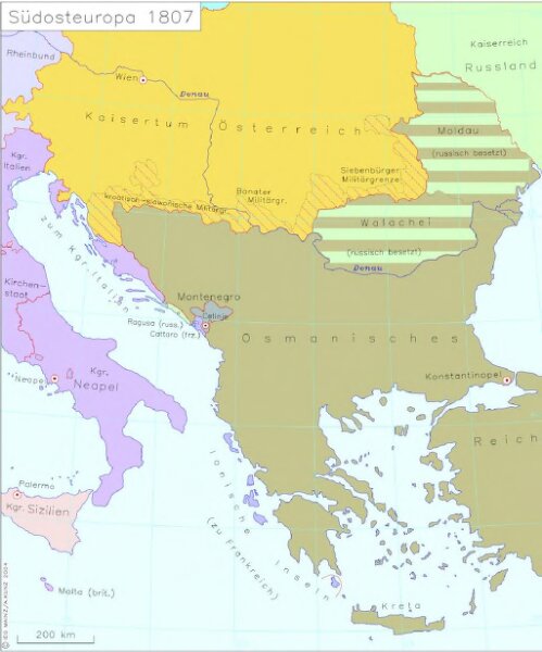 Südosteuropa 1807