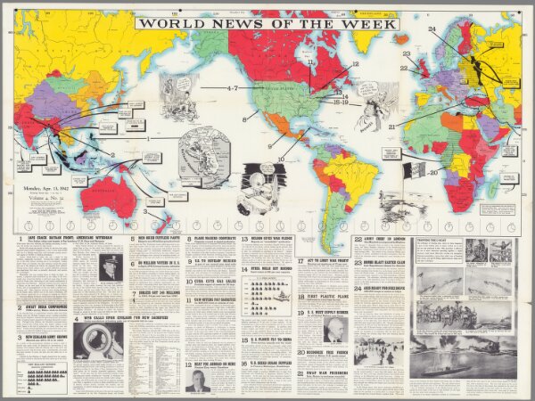 World News of the Week : Monday, Apr. 13, 1942.