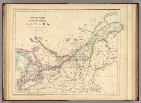 Upper Or Western And Lower Or Eastern Canada.