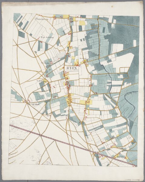 A b, uit: [Kaart van deel van Noord-Brabant, tussen Breda en Tilburg]
