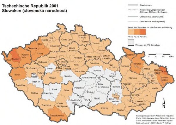 Tschechische Republik 2001. Slowaken (slovenská národnost)