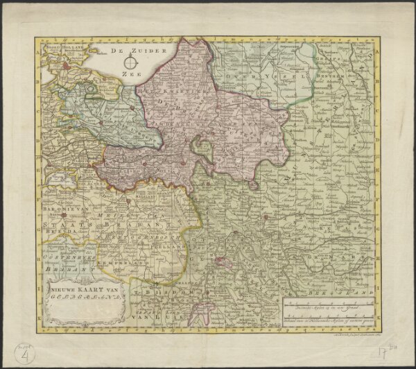 Nieuwe kaart van Gelderland