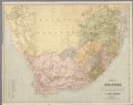 Kaart van Zuid-Afrika / naar de laatste en beste bronnen bewerkt voor 'De worstelstrijd der Transvalers' door F. Lion Cachet, derde herziene druk ; A.J. Wendel grav