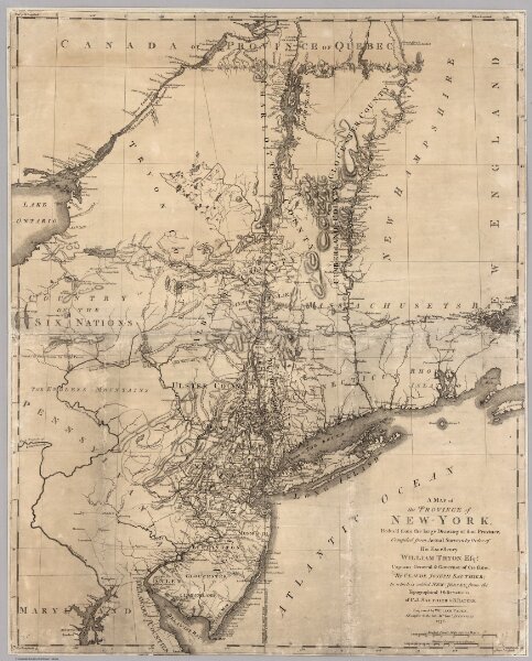 Map of the Province of New - York
