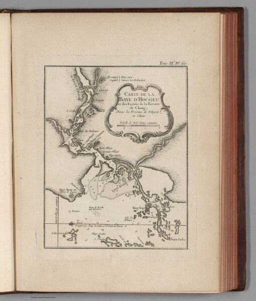 Carte de la Baye d'Hocsieu et des Entrees de la Riviere de Chang : Dans la Province de Fokyen en Chine