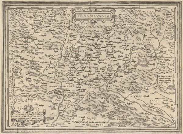 Transilvania [Karte], in: Theatrum orbis terrarum, S. 366.