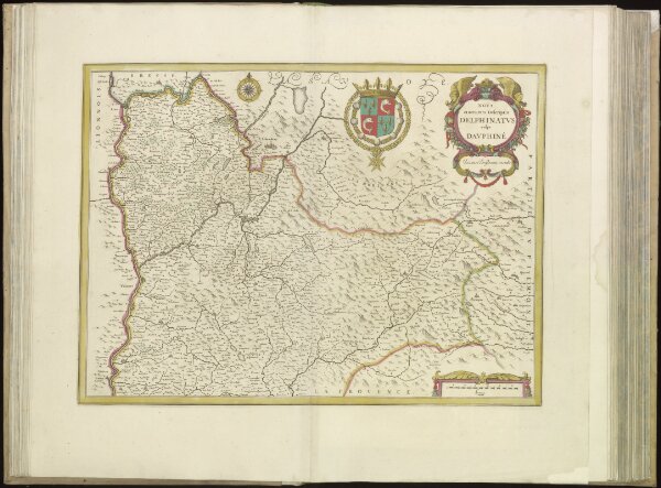[24][24] Nova et accurata desciptio Delphinatus vulgo Dauphiné, uit: Atlas sive Descriptio terrarum orbis