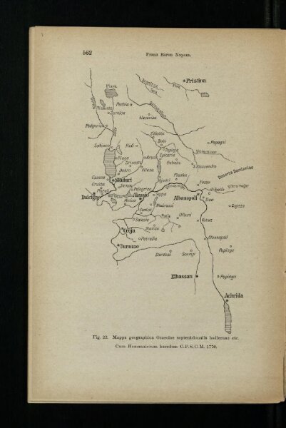 Mappa geographica Graecia septentrionalis hodiernae etc.