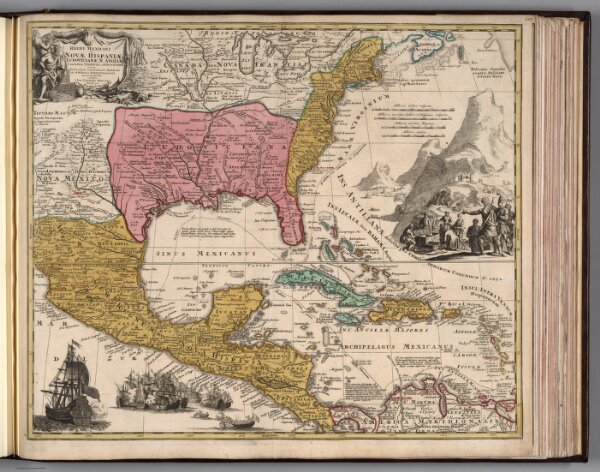 Regni Mexicani Novae Hispaniae Ludoviciana, N. Angliae.