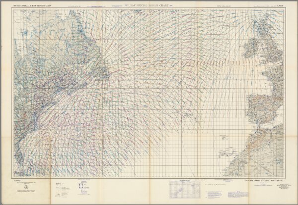 Central North Atlantic area Loran chart (LS-103)