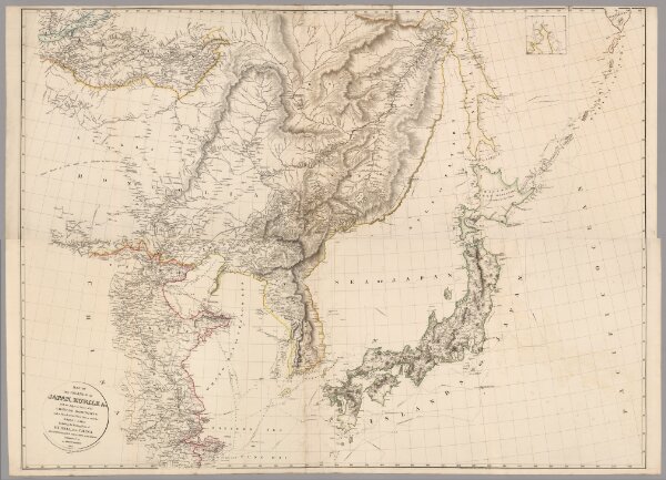 Composite:  Map of the Island of Japan, Kurile &c