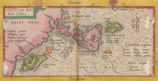 Insulae Mari Ionii. [Karte], in: Theatrum orbis terrarum, S. 416.