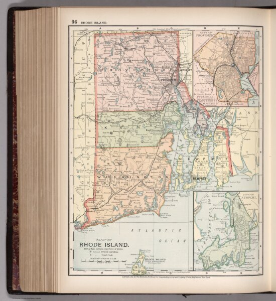 Map of Rhode Island, 96