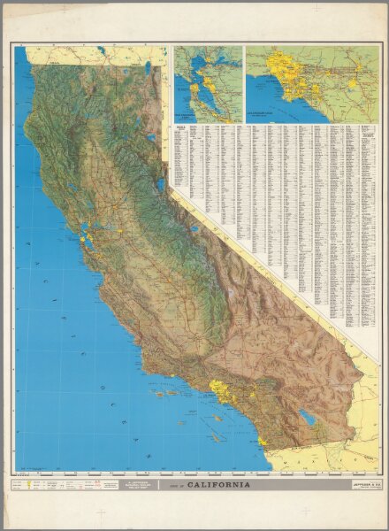 A Jeppesen natural - color relief map