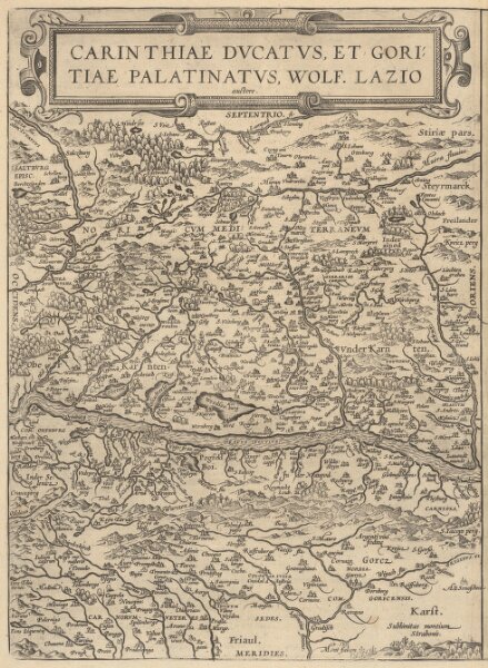Carinthiae Ducatus, Et Goritiae Palatinatus [Karte] , in: Theatrum orbis terrarum, S. 356.