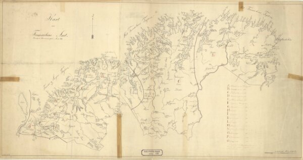 Norge 153-2: Kart over Finmarkens Amt