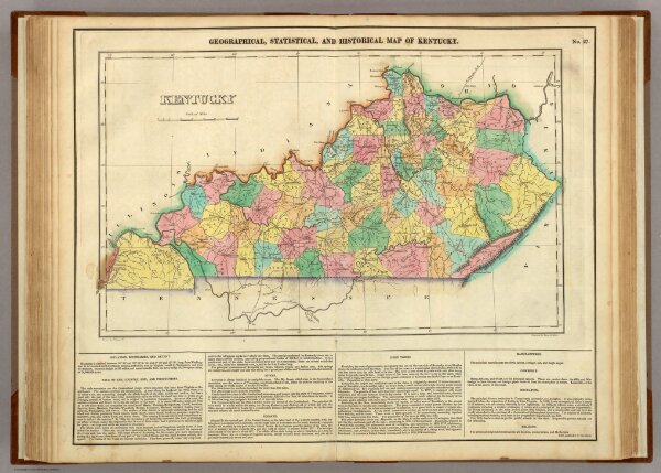 Map Of Kentucky.