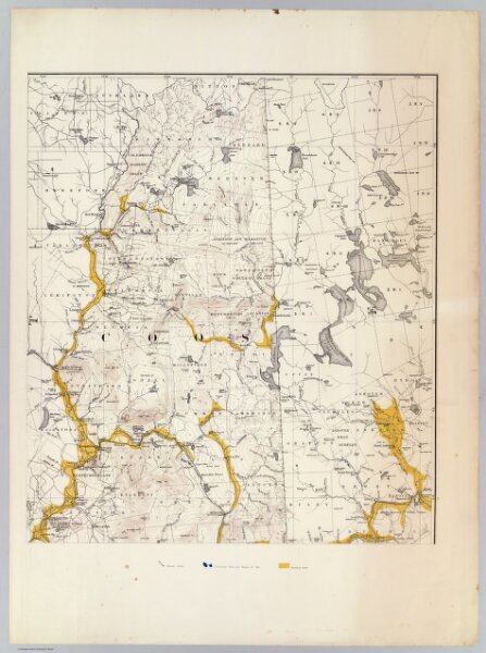 (Topographic and glacial feature map of New Hampshire.  Sheet 1)